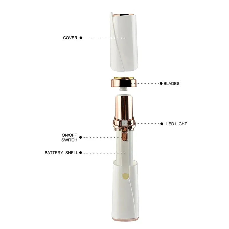 Flawless Rechargeable Facial Hair Remover for Women – Gentle, Flawless Hair Removal Anytime, Anywhere