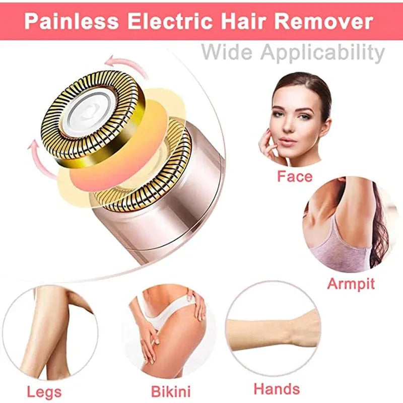 Flawless Rechargeable Facial Hair Remover for Women – Gentle, Flawless Hair Removal Anytime, Anywhere